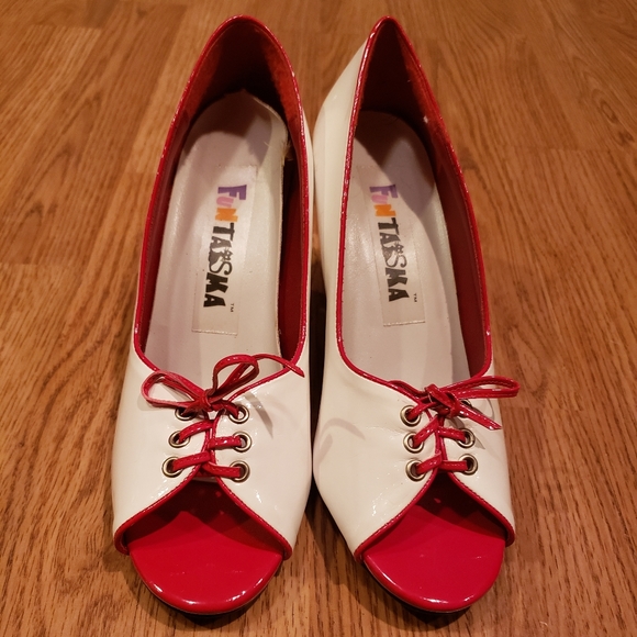 Vintage Peep Toe Pumps - Picture 5 of 6